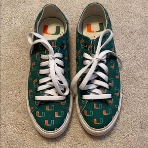 University of Miami Logo Sneakers!